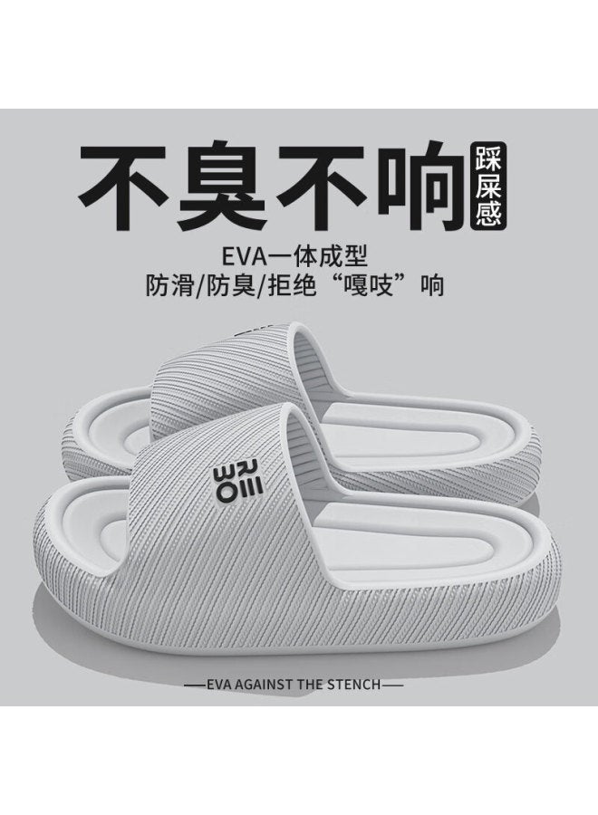 Yuzhaolin Eva Simple Couple Home Bathroom Shower Slippers Yz557