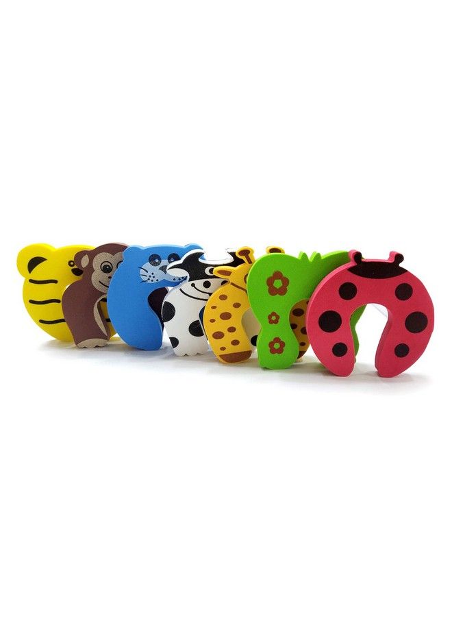 BABYSAFEHOUSE Finger Pinch Door Guard For Baby Safety (Animal Shape Pack Of 5) Door Stopper For Protection From Door Slamming & Accidental Door Lock - Image 4