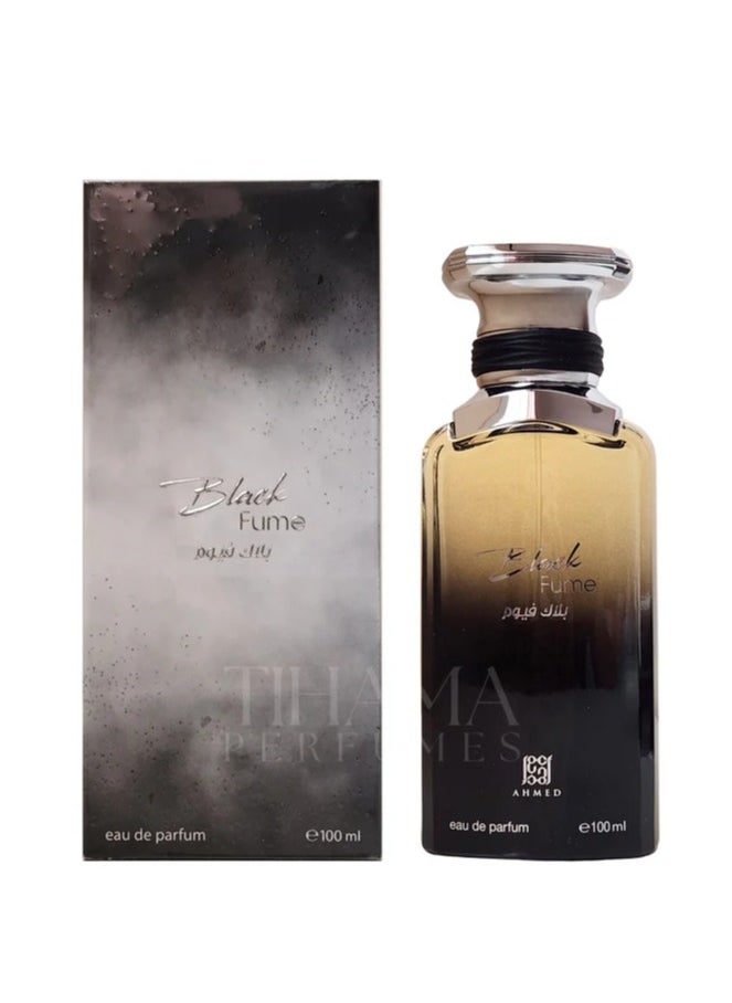 Ahmed Al Maghribi Perfume Black Fume Extrait De Parfum, 100ml 