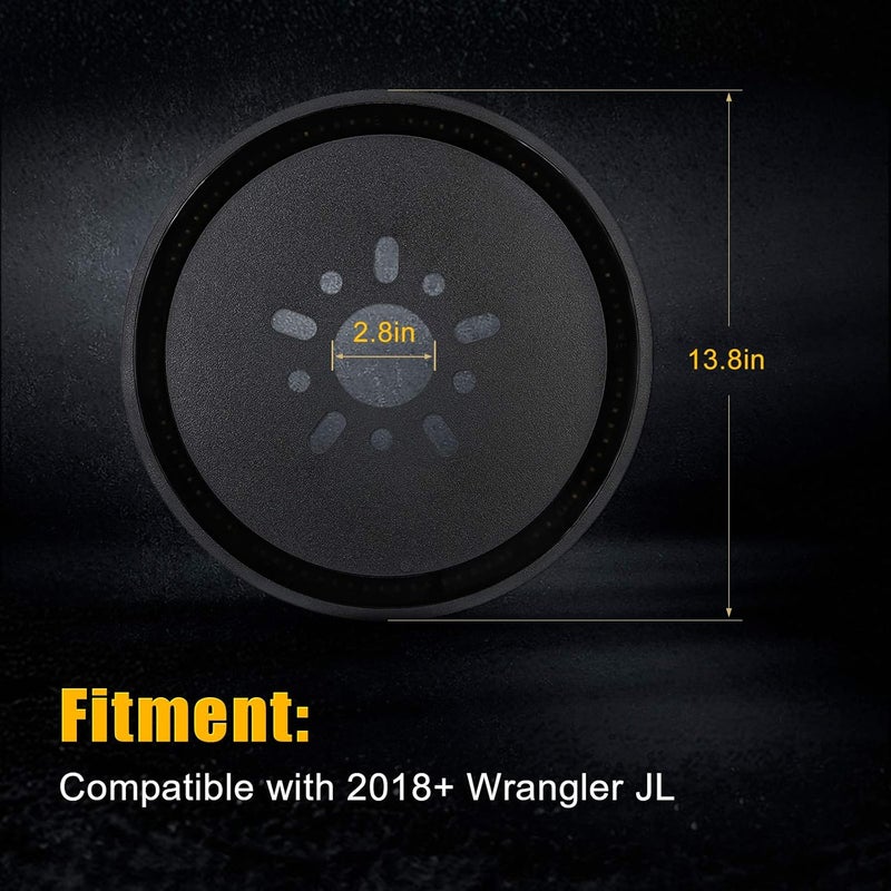 SUPAREE Plug and Play Spare Tire Brake Light Wheel 3rd Third Brake Light JL Spare Tire Light fits for Wrangler JL JLU 2018-2025 with Back Up Camera - Image 3