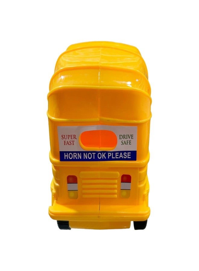 JNiL لعبة عربة ريكشو أوتوماتيكية تعمل بالسحب للخلف من JNiL Toys، نموذج بمقبض، لعبة للأطفال من الأولاد والبنات، لون عشوائي يتم إرساله حسب المخزون (عبوة من قطعة واحدة) (أصفر) - Image 5