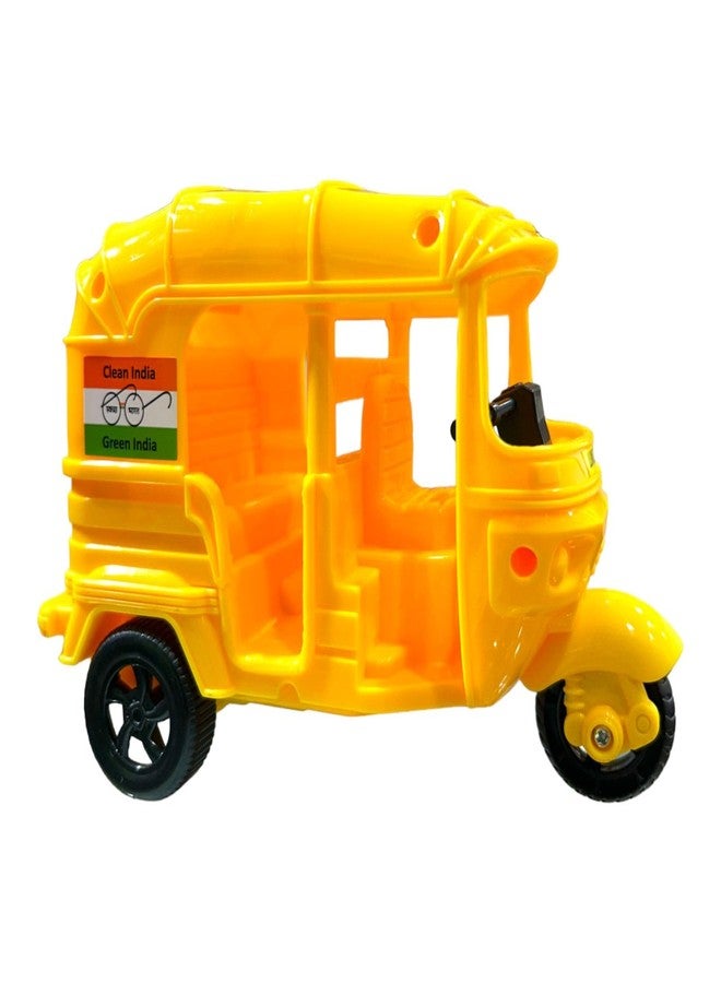 JNiL لعبة عربة ريكشو أوتوماتيكية تعمل بالسحب للخلف من JNiL Toys، نموذج بمقبض، لعبة للأطفال من الأولاد والبنات، لون عشوائي يتم إرساله حسب المخزون (عبوة من قطعة واحدة) (أصفر) - Image 3