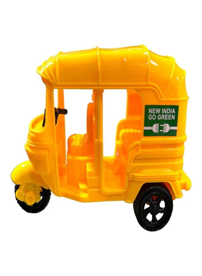 JNiL لعبة عربة ريكشو أوتوماتيكية تعمل بالسحب للخلف من JNiL Toys، نموذج بمقبض، لعبة للأطفال من الأولاد والبنات، لون عشوائي يتم إرساله حسب المخزون (عبوة من قطعة واحدة) (أصفر) - Image 2
