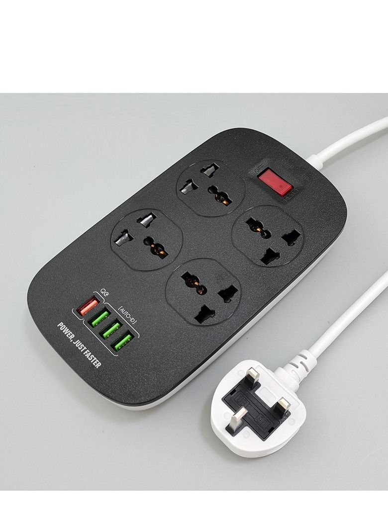 4 - الطريق العالمي لوحة السلطة ، مع 4 قابس الطاقة و 4 منافذ الناقل التسلسلي العام ، ودائمة وآمنة مقبس الطاقة - Image 1