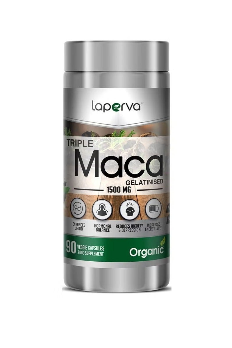 Laperva Organic Maca, 1500 mg, 90 Veggie Capsules