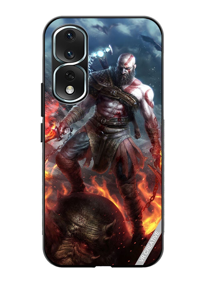 VR CREATIVE Protective Case Cover For Honor 80 Pro Kratos God Of War Game Design Multicolour - Image 1