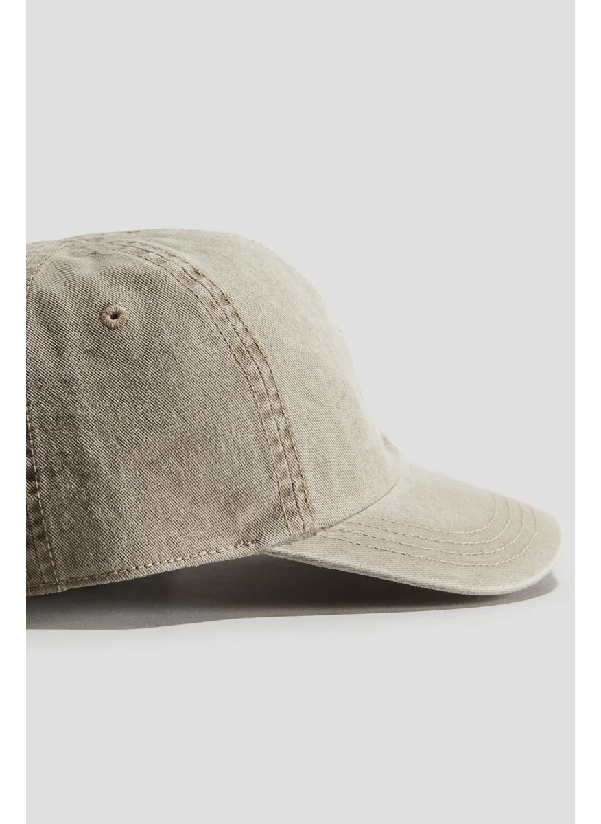 اتش اند ام Motif-Detail Twill Cap