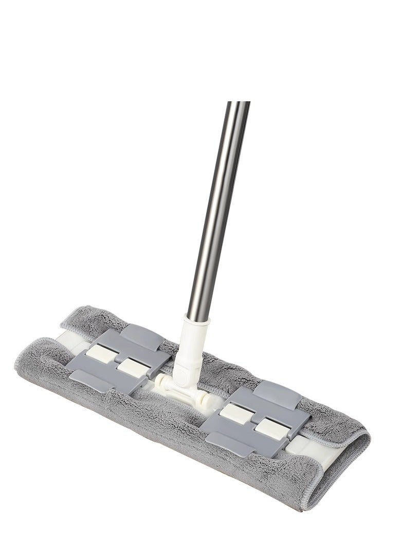 Multi-functional 360° Rotating Flat Mop, Dry & Wet Use, Clamp-on Design, Powerful Cleaning, Easy to Wash, Time-Saving, Home Floor Cleaning Essential for All Surfaces - Image 1