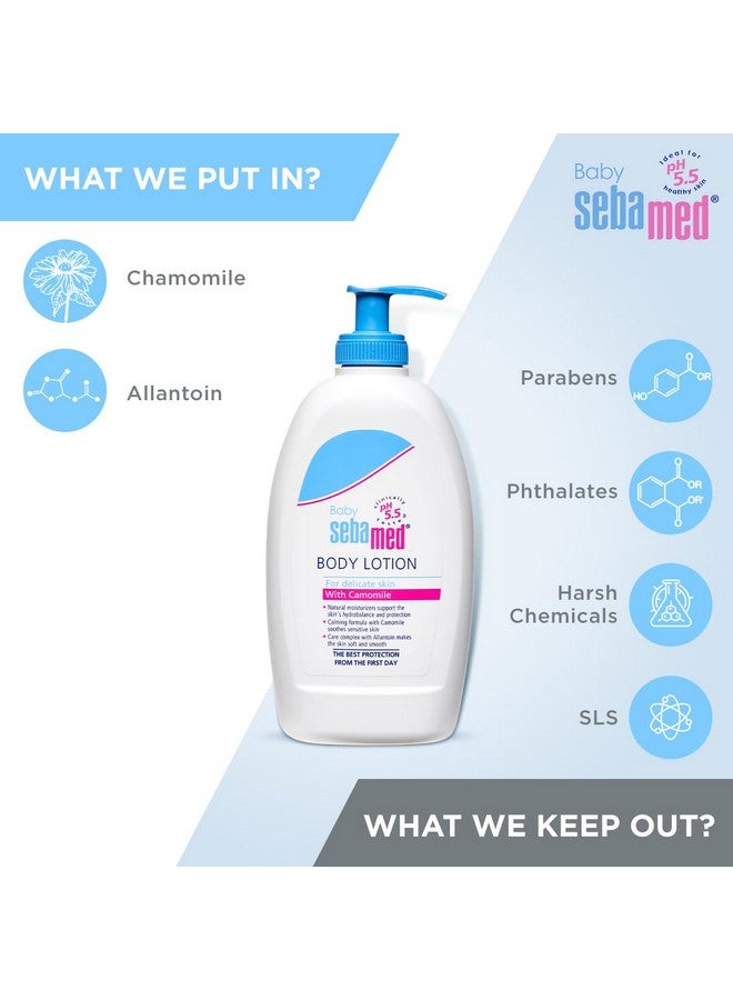 Sebamed Baby Body Lotion 400 Ml|Ph 5.5|Camomile & Allantoin| Dermatalogically Tested| Sensitive Skin - Image 3