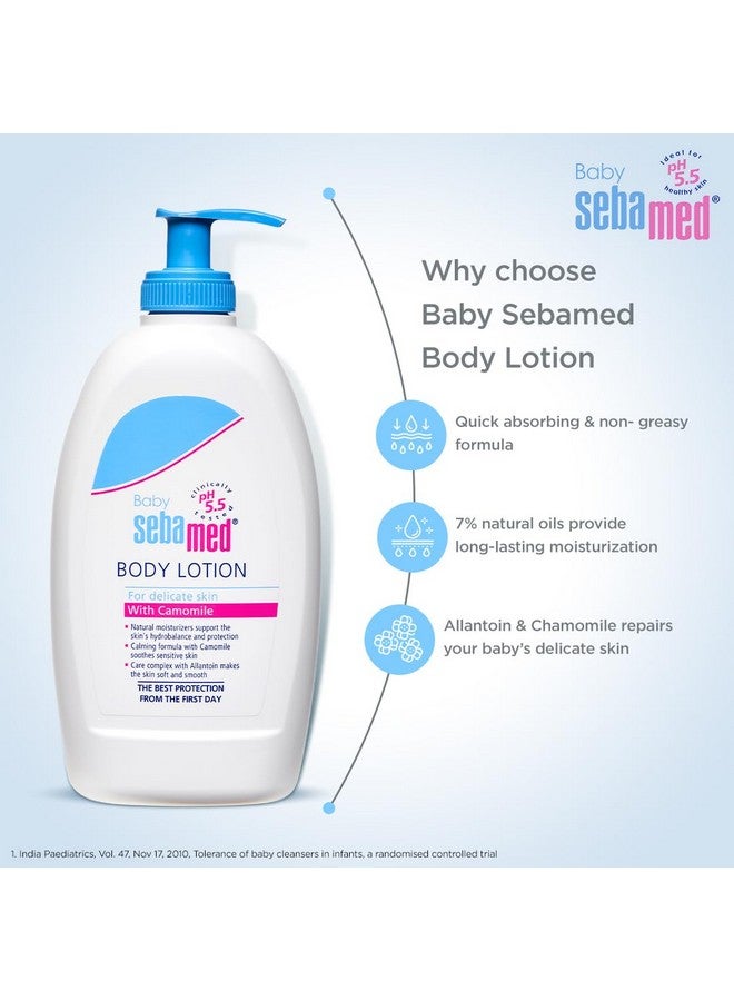 Sebamed Baby Body Lotion 400 Ml|Ph 5.5|Camomile & Allantoin| Dermatalogically Tested| Sensitive Skin - Image 2