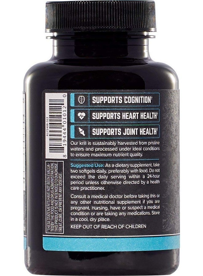ONNIT Antarctic Krill Oil Soft Gels, Dietary Supplement with Omega-3s, EPA, DHA, Astaxanthin and Phospholipids to Support Coginitive, Cardiovascular and Joint Health, 1000mg Per Serving, 60 Count - Image 4