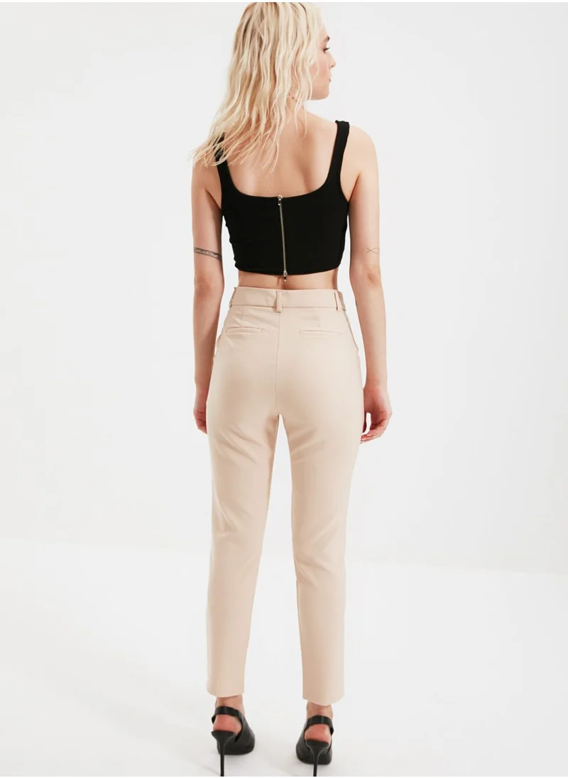 trendyol High Waist Ankle Grazer Pants