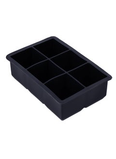 Cuisine Art Cuisine Art Silicone Ice Cube Tray | 6 Large Square Ice Moulds | Flexible, BPA-Free, Non-Stick | Easy Release for Cocktails, Drinks | Black (16.3 x 11 x 4.5 cm)  - Image 4