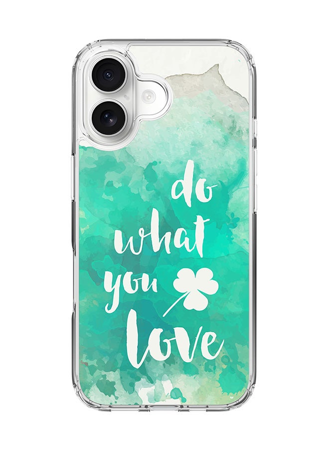 Stylizedd Classic Clear MagSafe Case for iPhone 17 , Hybrid Soft Case Flexible Edges Anti Drop TPU PC Gel Thin Transparent Cover [ Designed for iPhone 17 ] - Do what you love