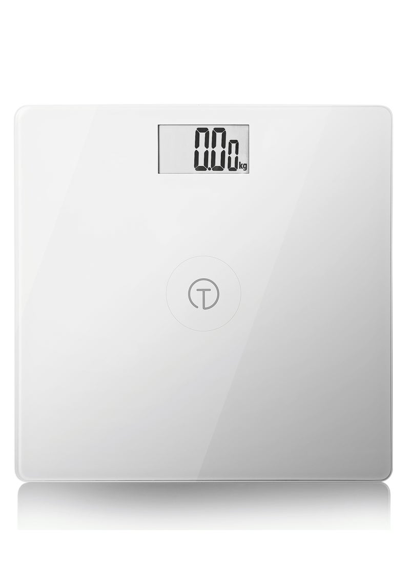 Titan Electronics T Electronics Smart Digital Bathroom Scale for Body Weight 500lbs - Weighing Scale Machine with New Baby Mode - Essential for Weight Balance - White  - Image 1