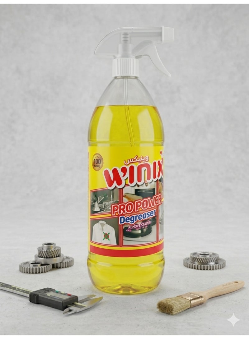 Winix Pro Power Degreaser Spray 1L - Ultimate Multi-Surface Oil & Grease Remover - Image 1