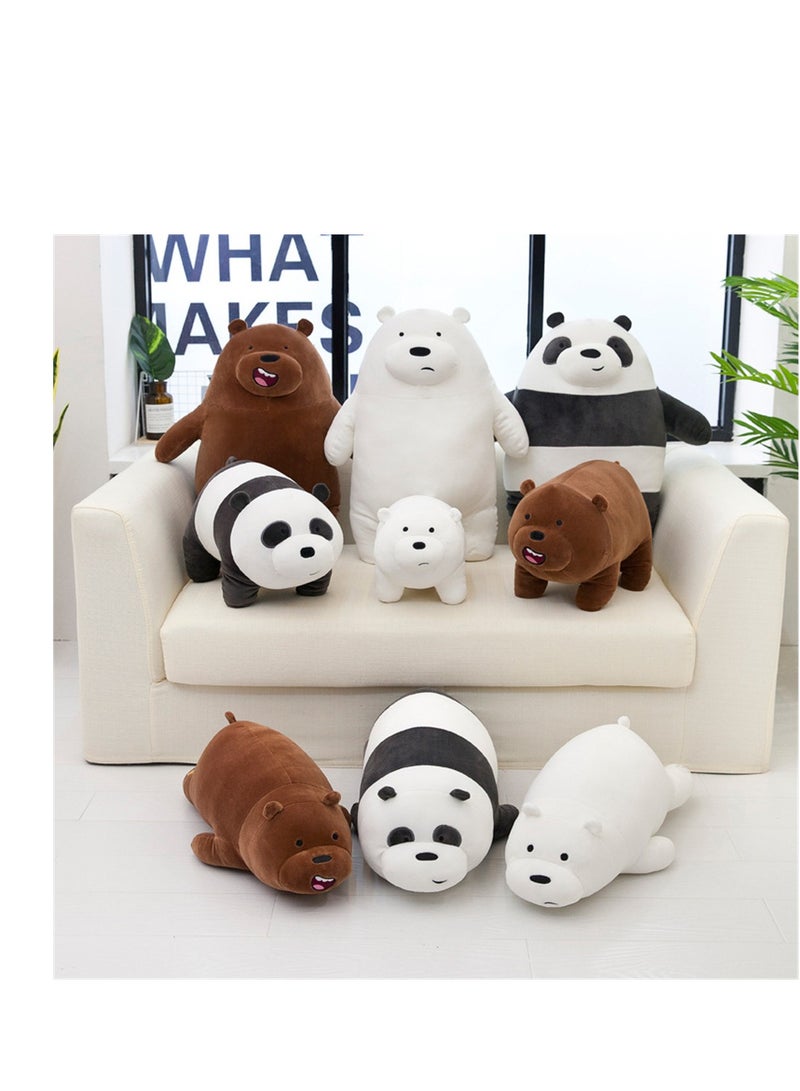 Adorable Lying Panda Plush Toy, Soft Large Stuffed Animal Doll for Kids, Suitable Birthday Gift  Nap Sofa Pillow - Image 5