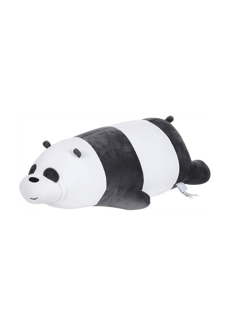 Adorable Lying Panda Plush Toy, Soft Large Stuffed Animal Doll for Kids, Suitable Birthday Gift  Nap Sofa Pillow - Image 1