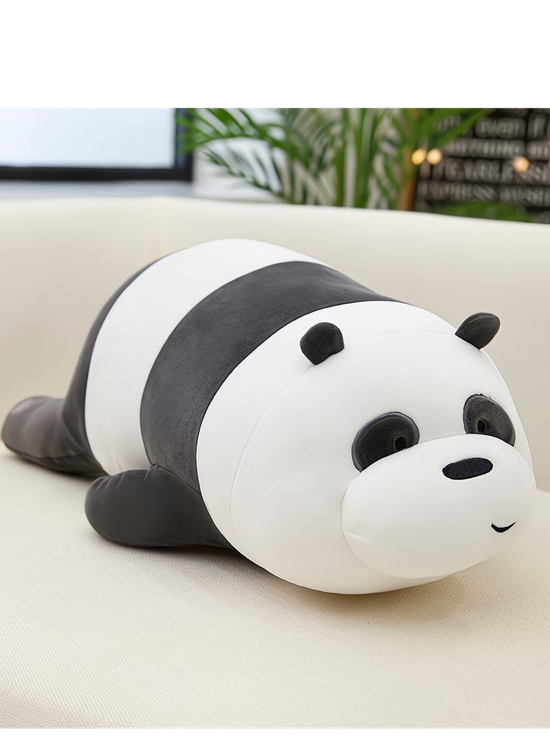 Adorable Lying Panda Plush Toy, Soft Large Stuffed Animal Doll for Kids, Suitable Birthday Gift  Nap Sofa Pillow - Image 2