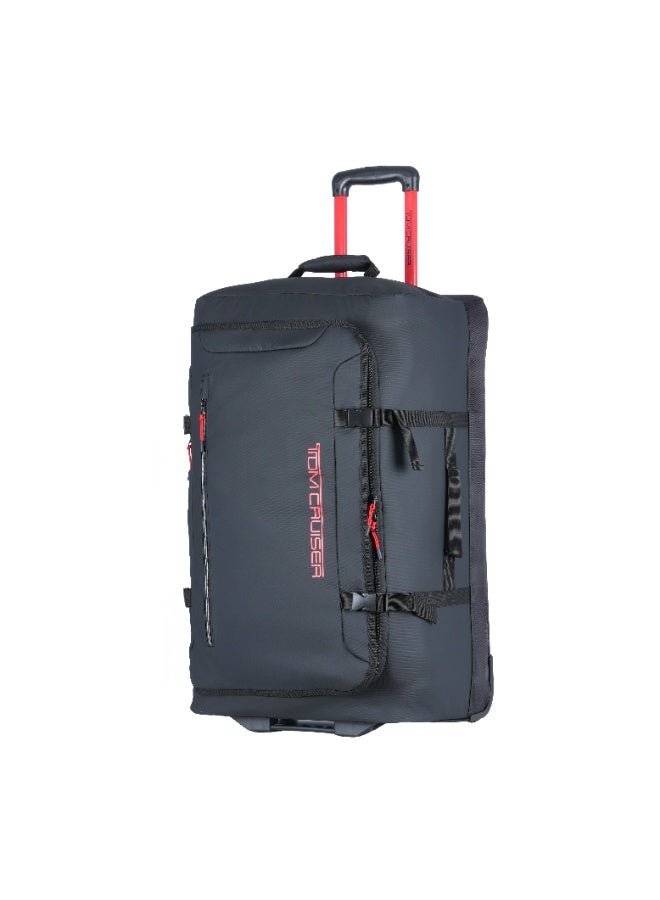 Tom Cruiser Grand Tour Large Luggage Suitcase - 28 inch, Water Resistant PU-Coated Polyester with 2-Year Warranty - Black - Image 3