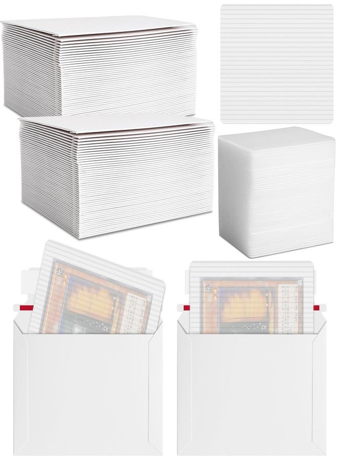 Faccito 200 Pcs Trading Card Shipping Set 4 x 6'' Trading Card Protector and Envelopes Bulk for Mailing, Additional Defend Supplies(Original) - Image 1