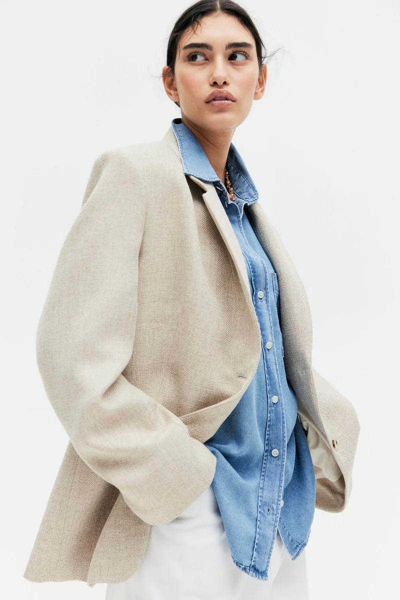 H&M Lyocell denim shirt