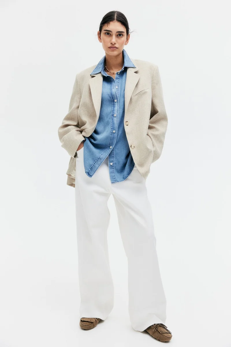 H&M Lyocell denim shirt