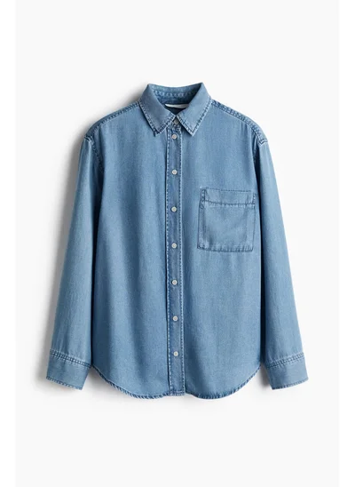 H&M Lyocell denim shirt