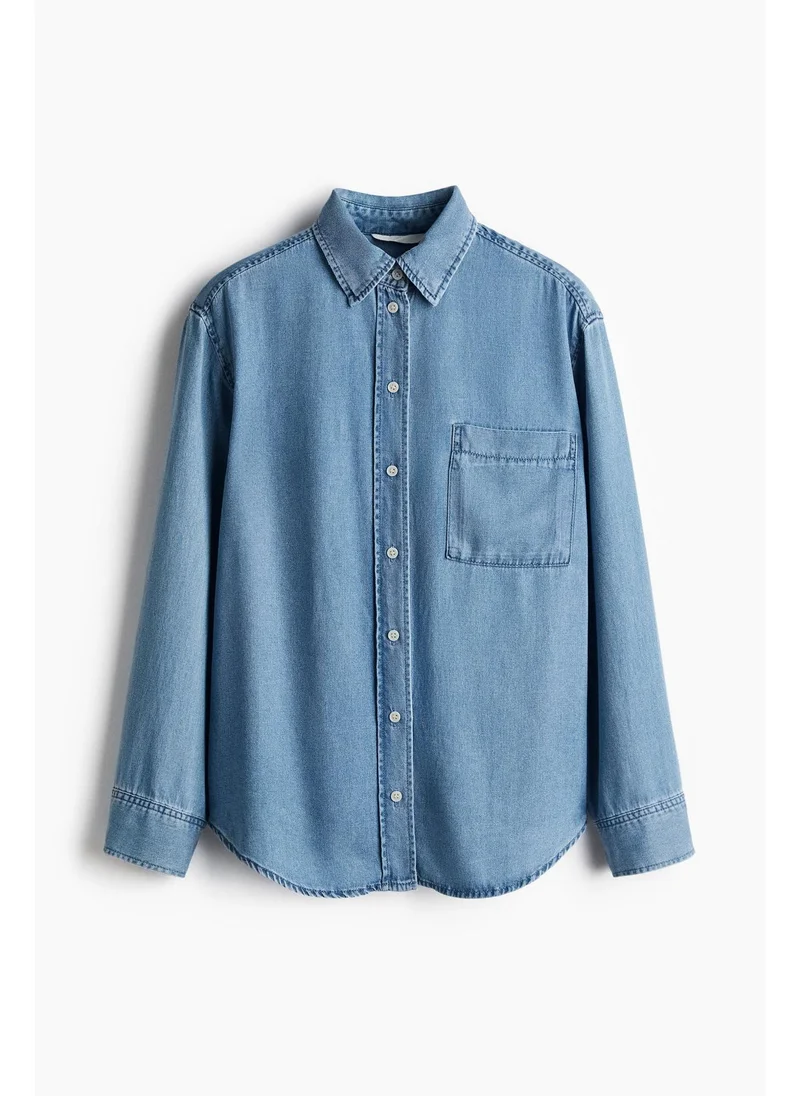 H&M Lyocell denim shirt