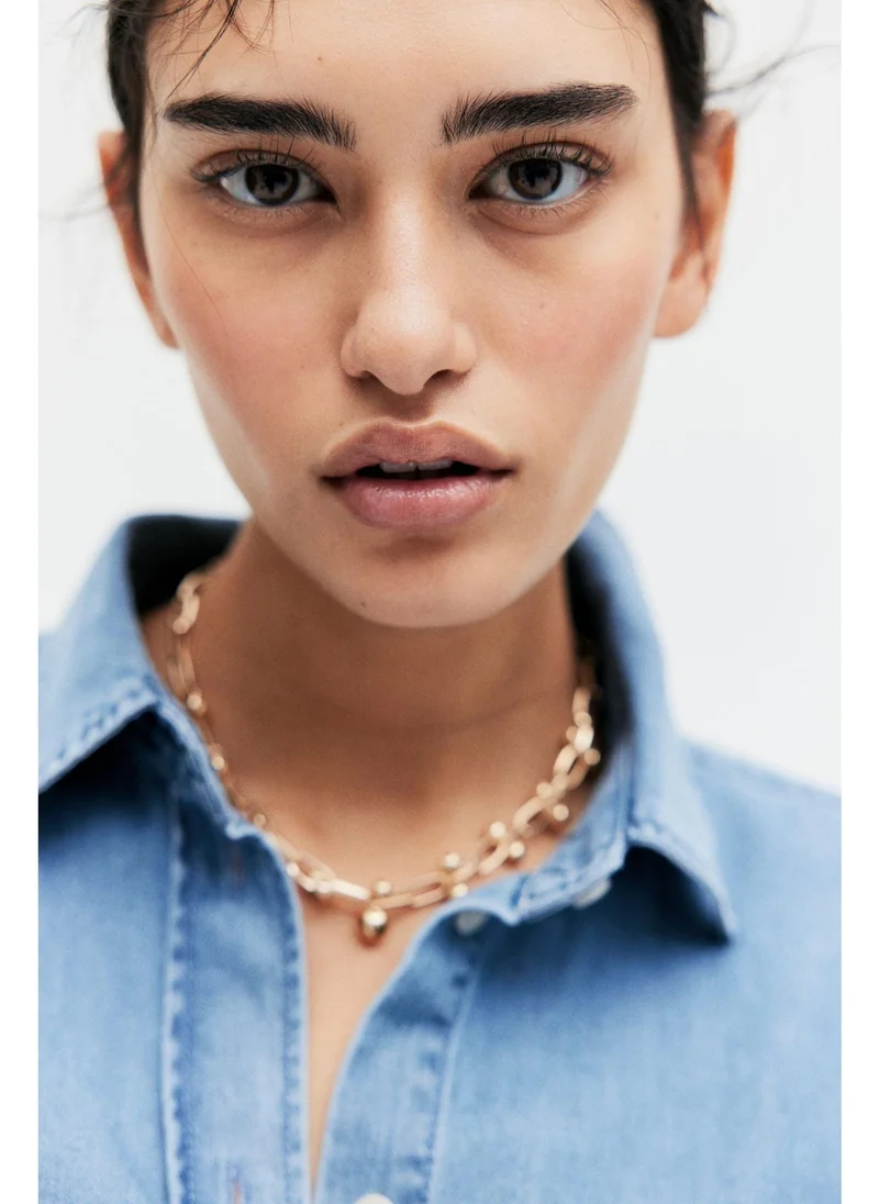H&M Lyocell denim shirt