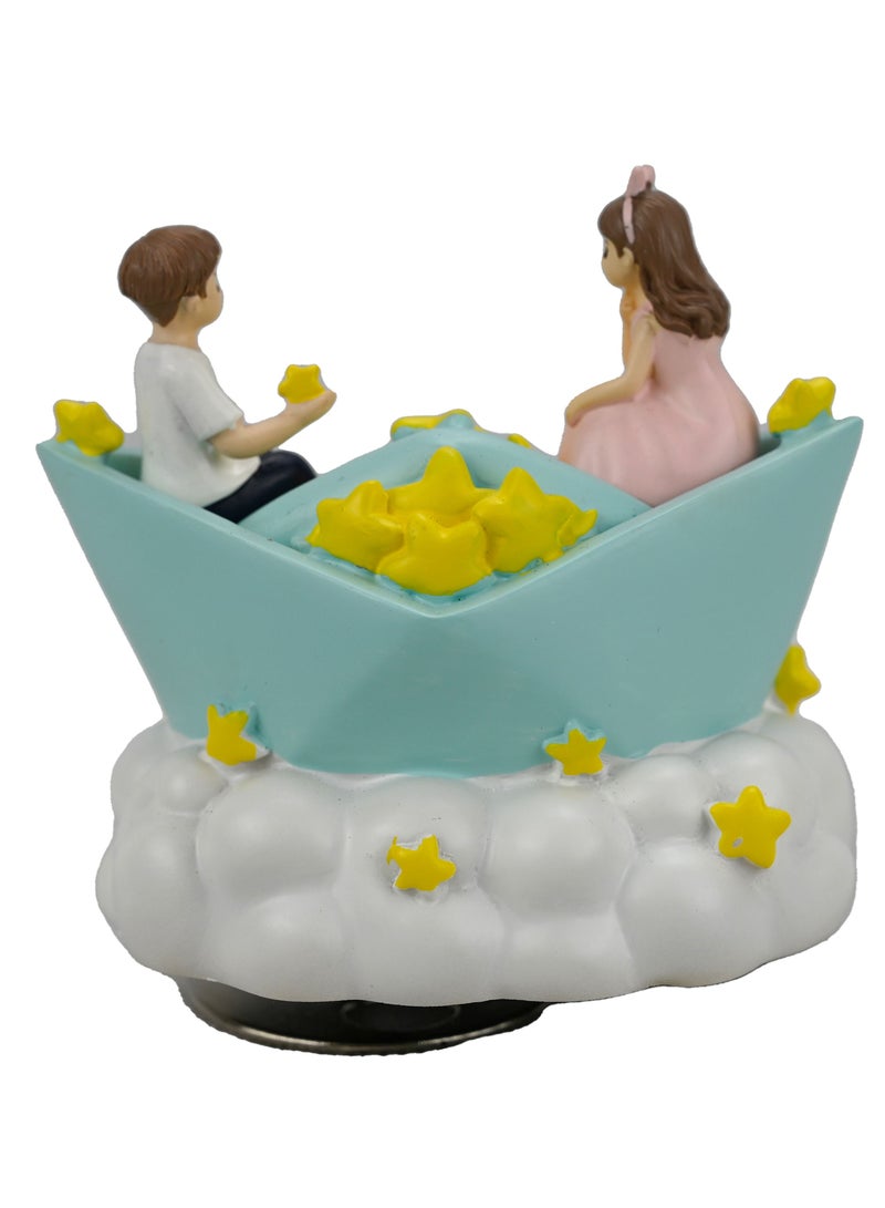 GIFT MUSICAL Doll Design Music Box Stickers for Birthday Bedroom Decor  - Image 2