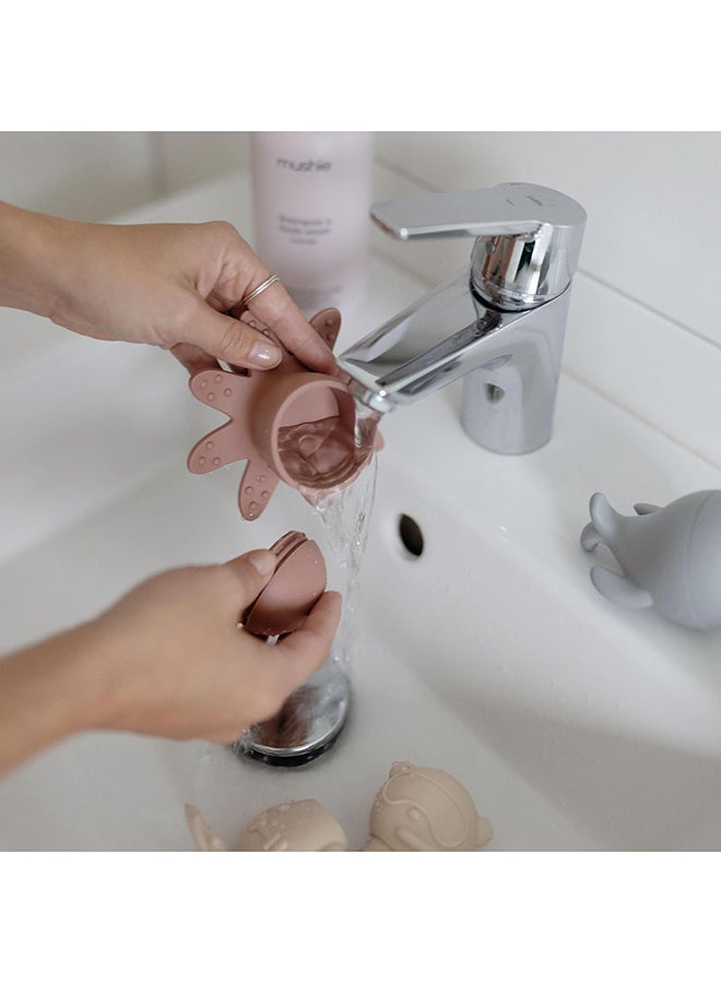 mushie مجموعة ألعاب الاستحمام البحرية من موشي - 4 قطع - Image 5