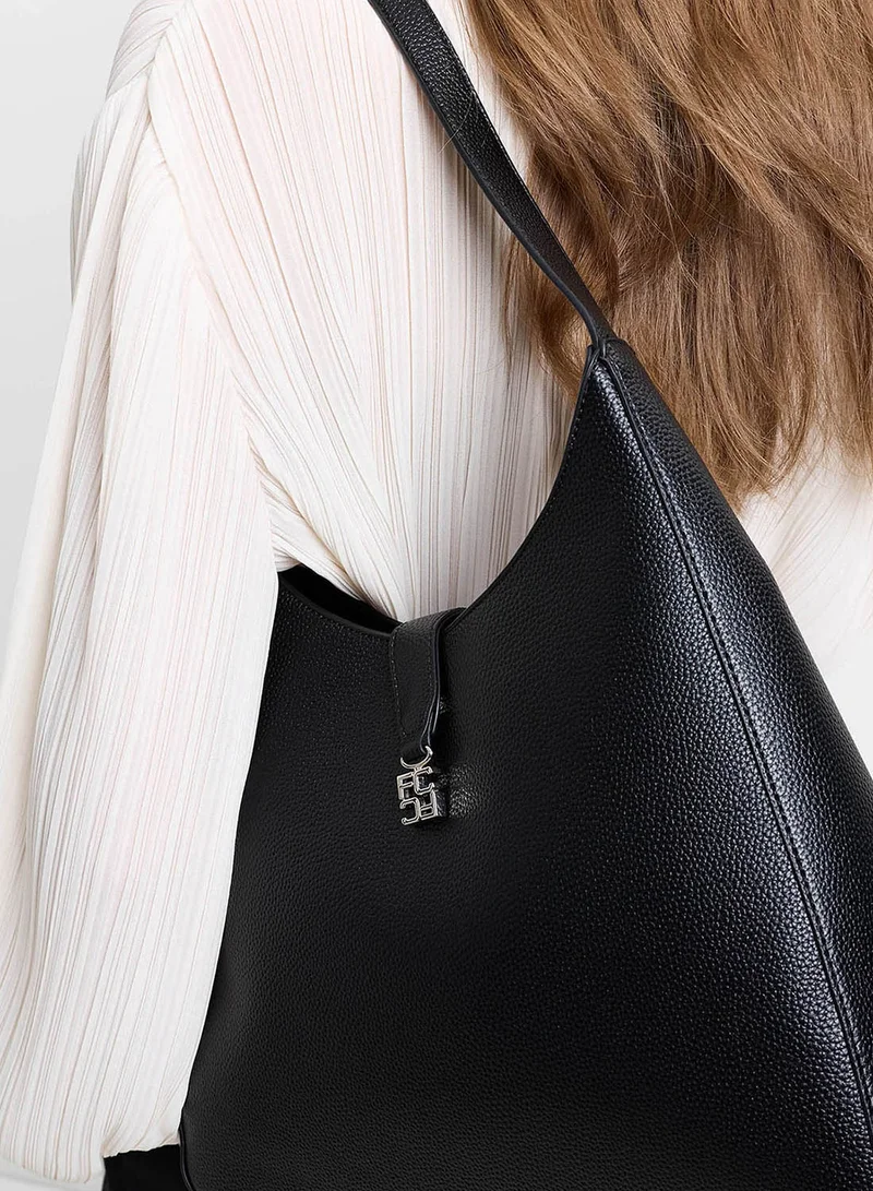 فرنش كونكشن Women Black Harper Shoulder Bag