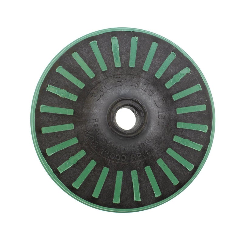 3M Abrasive 048011-24241 Scotch-Brite Bristle Discs, 4 1/2", 50 RPM and 12,000 RPM, Green - Image 2