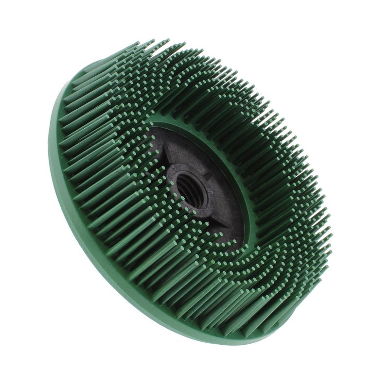 3M Abrasive 048011-24241 Scotch-Brite Bristle Discs, 4 1/2", 50 RPM and 12,000 RPM, Green - Image 4