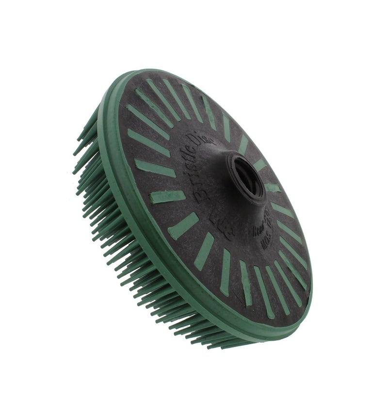 3M Abrasive 048011-24241 Scotch-Brite Bristle Discs, 4 1/2", 50 RPM and 12,000 RPM, Green - Image 3
