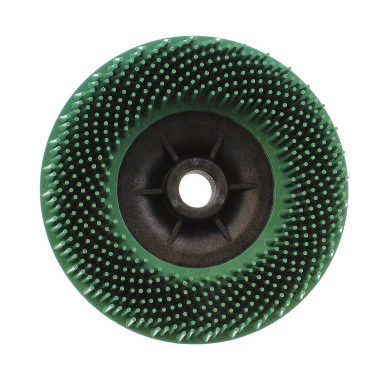 3M Abrasive 048011-24241 Scotch-Brite Bristle Discs, 4 1/2", 50 RPM and 12,000 RPM, Green - Image 5