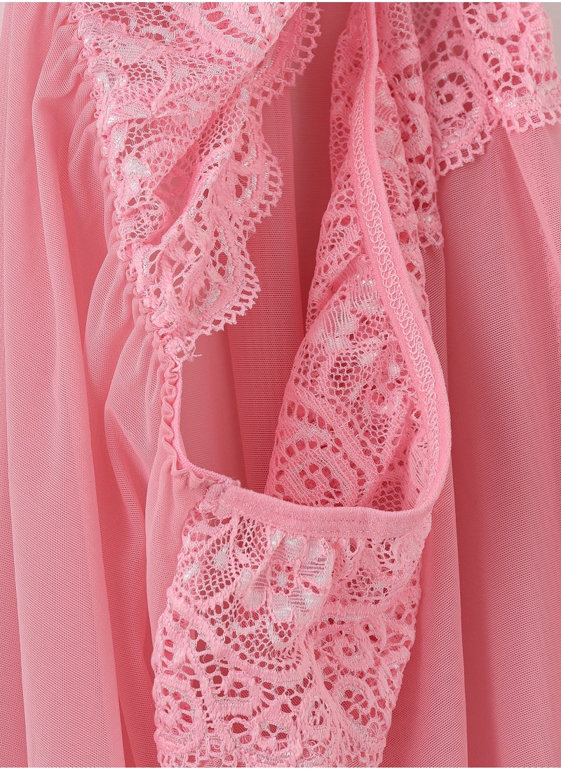 Lacy Dreams فستان دمية بيبي مع سروال داخلي  - Image 4
