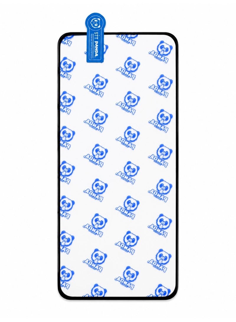 Panda Premium Full Cover Tempered Glass Screen Protector for Oppo Reno 13F with Black Border - Fingerprint Ready - Image 2