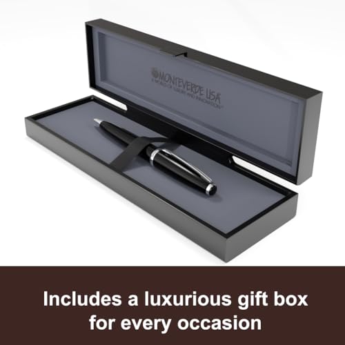 Monteverde USA Aldo Domani Ballpoint Pen - Black, Luxury Italian-Inspired Design, Smooth Writing Experience - Image 5