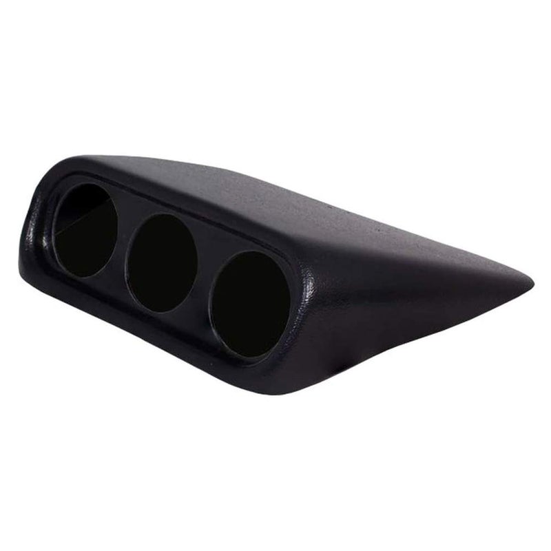 GLOWSHIFT بود عدادات لوحة القيادة الثلاثي الأسود من جلو شيفت متوافق مع سوبارو إمبريزا WRX STI 2002-2007 بديل للساعة مع تركيبات 3 2116 52 مم للعدادات في لوحة السيارة