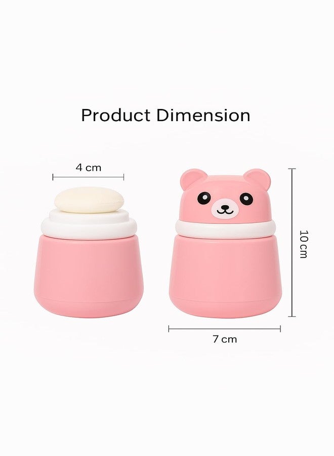 Cuteably powder puff for babies (Pink) - Image 2