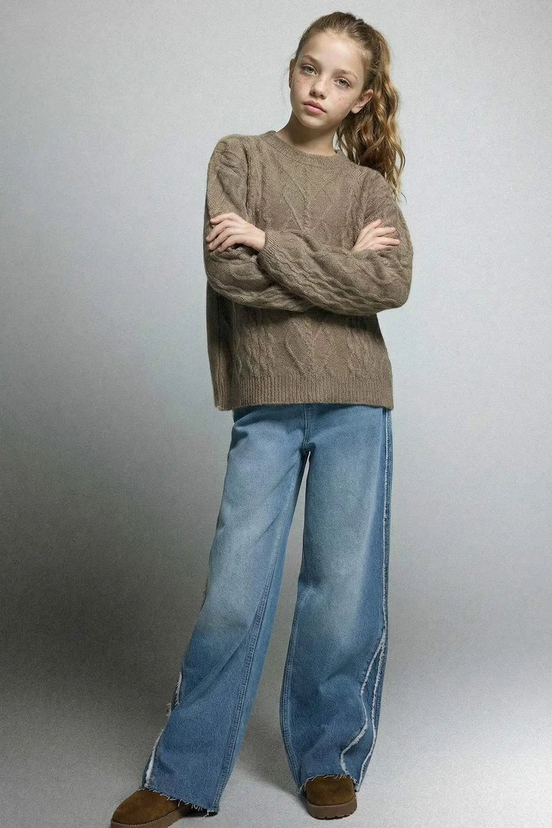 ديفاكتو Girl Wide Leg Jeans