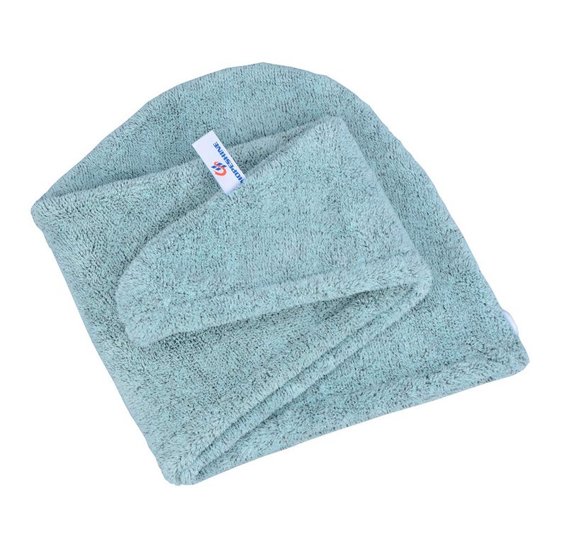 HOPESHINE Hair Towel Twist Microfiber Bamboo Fabric Women's Soft Shower Towels for CurlyHair Turban Wrap Drying Cap Great Gift for Girls 3-Pack - Image 5