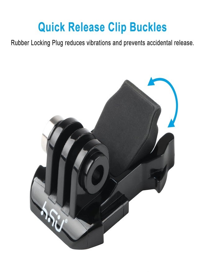 HSU Cameras Grab Bag for GoPro, Including Quick Release Buckle Mount, J-Hook Buckle Mount, Adhesive Mounts and Thumb Screws - Image 2