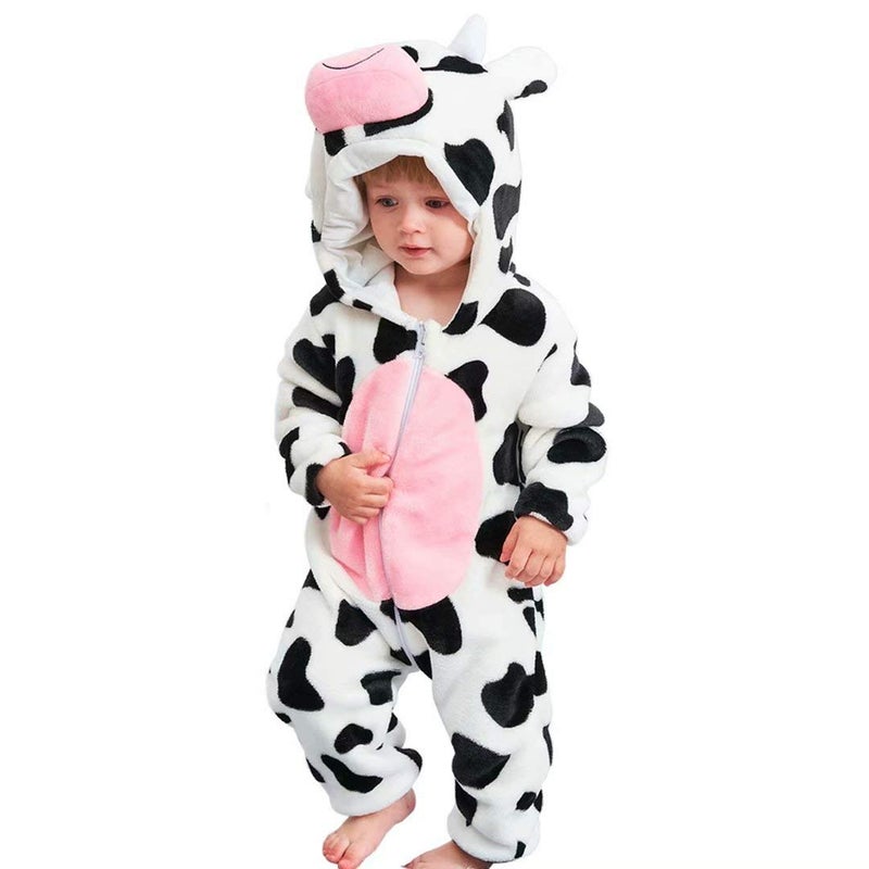 Baby Cow Costumes Unisex Toddler Outfit Halloween Dress Up Romper 1824 Months