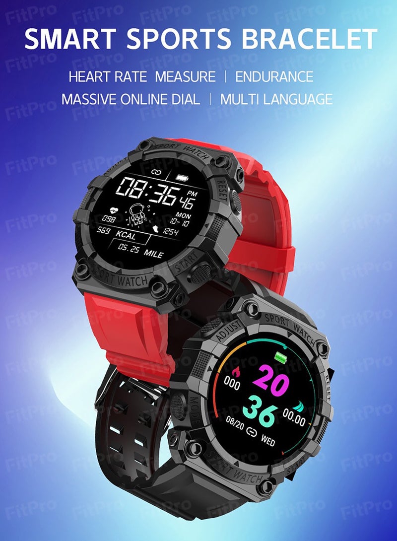 ساعة ذكية CG68 (إشعارات المكالمات والرسائل)، 1.44 بوصة للرجال والنساء مقاومة للماء IPX4، أوضاع رياضية، متتبع نشاط اللياقة البدنية، مراقب معدل ضربات القلب أثناء النوم، عداد الخطوات، لنظامي التشغيل Android وiOS - Image 2