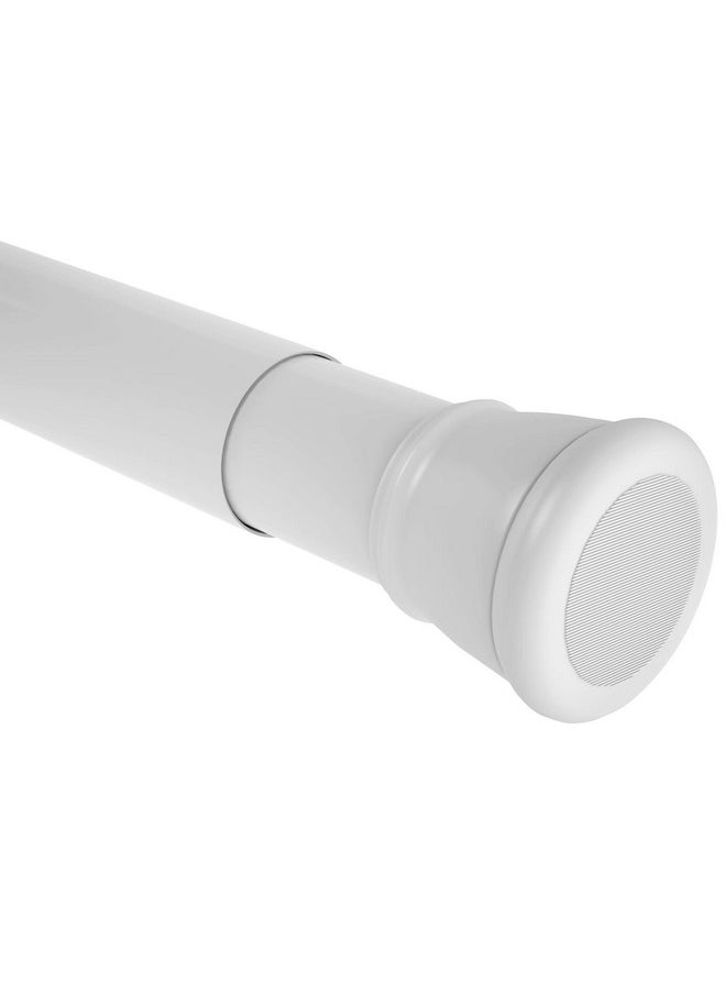 Story@Home Story@Home - Shower Curtain Rod, Adjustable Curtain Rod, Tension Spring Installation (No Tools Needed), Sturdy & Rust-Proof Curtain Rod, 41-70 Inches, White | Curtain Rods No Drilling for Wall  - Image 1