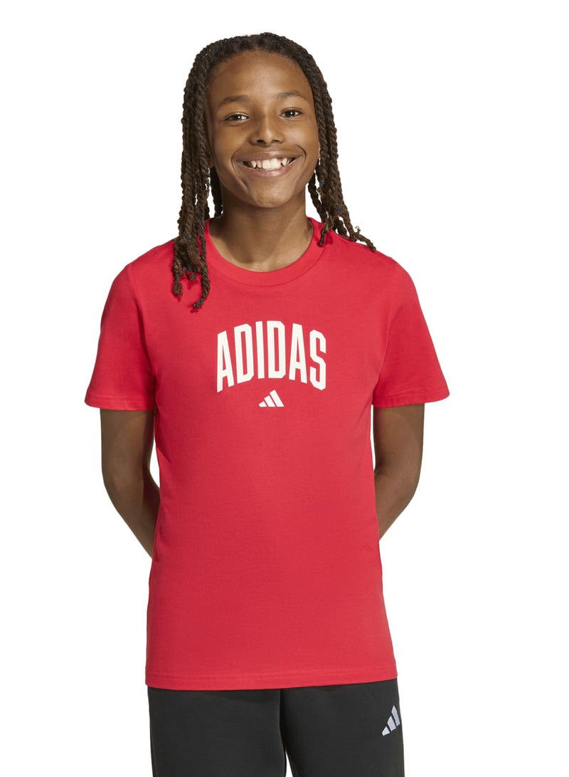 Adidas Collegiate Graphic T-Shirt Junior - Image 1