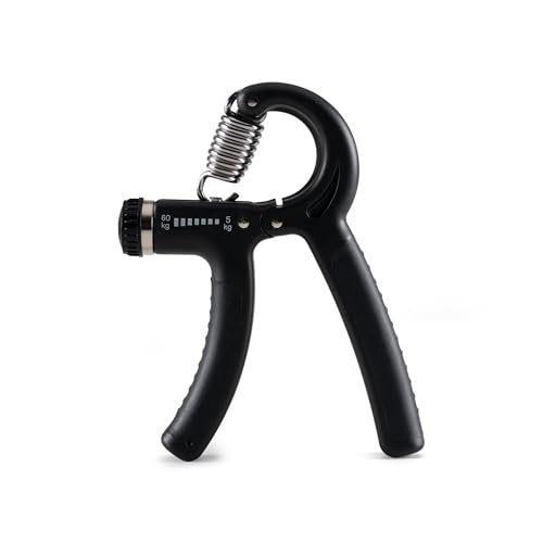 Solpro FirmFlex Adjustable Hand Grip Strengthener for Men & Women | Adjustable 5 to 60 kg Resistance | Forearm, Wrist & Finger Strengthener | Home, Gym & Rehab Workouts (Black/Black) - Image 1